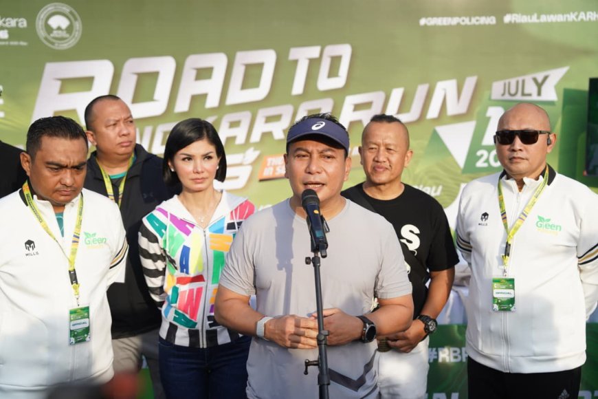 Riau Bhayangkara Run 2026 Perkuat Kampanye Peduli Lingkungan
