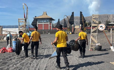 Pasca Kasada, Kebersihan Gunung Bromo Jadi Perhatian Bersama